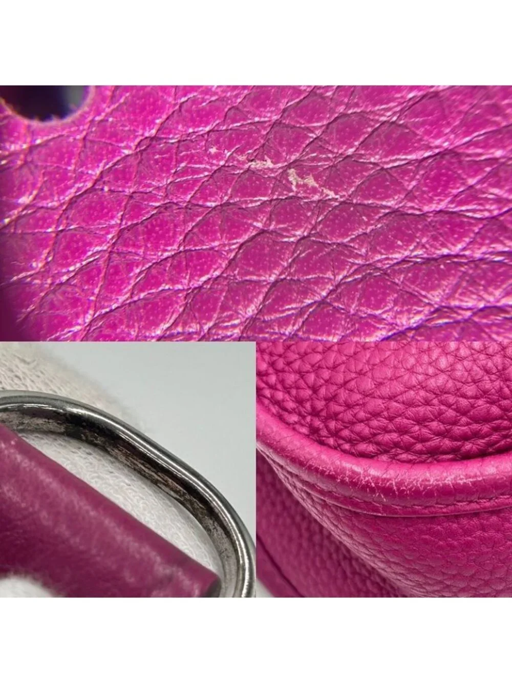 Hermes Shoulder Bag Evelyne 1 PM H Logo Crossbody JO - Picture 7 of 10